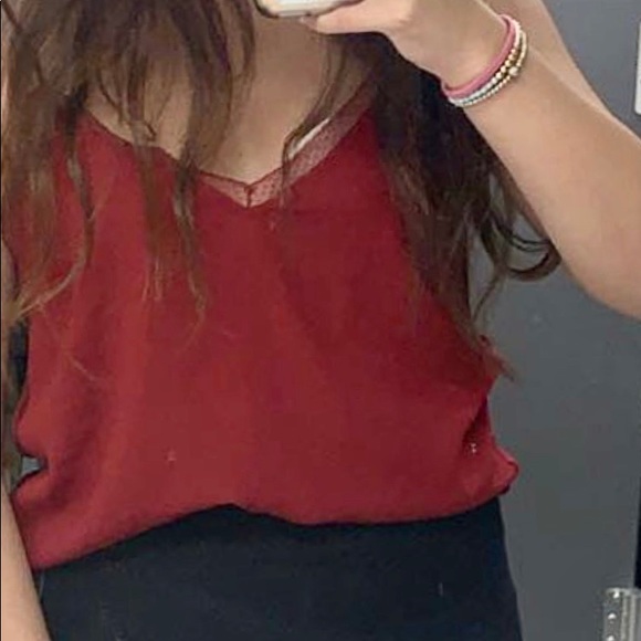 Forever 21 Red Lace Camisole - Picture 2 of 5